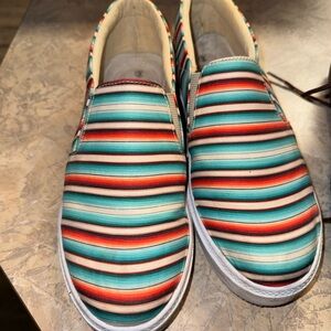 Striped Slip-On Sneakers